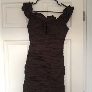 BCBG Cocktail Brown Dress